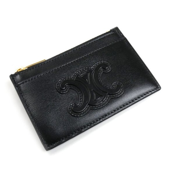 CELINE Black Leather Wallet - Picture 1 of 7